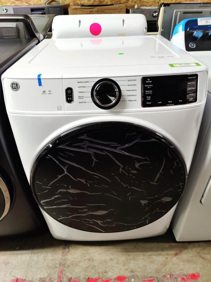 GE 7.8Cu Smart Front Load Gas Dryer with Sanitize, Wrinkle Care & EcoDry