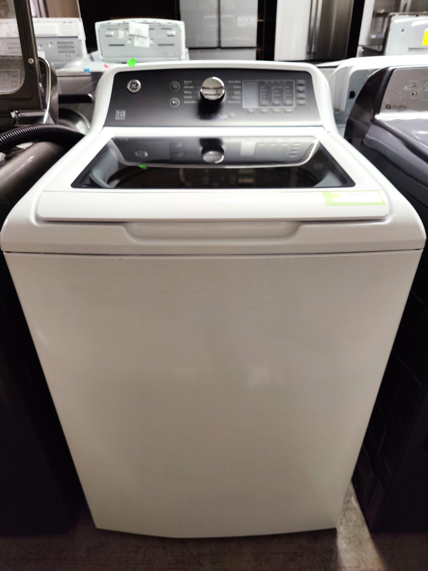 GE 4.5Cu Top Load Washer with Water Level Control & Dual Action Agitator