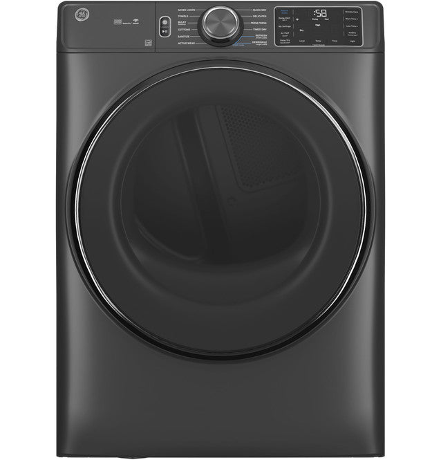 GE ESTAR 7.8 cu. ft. Capacity Smart Front Load Electric Dryer - GFD65ESPVDS