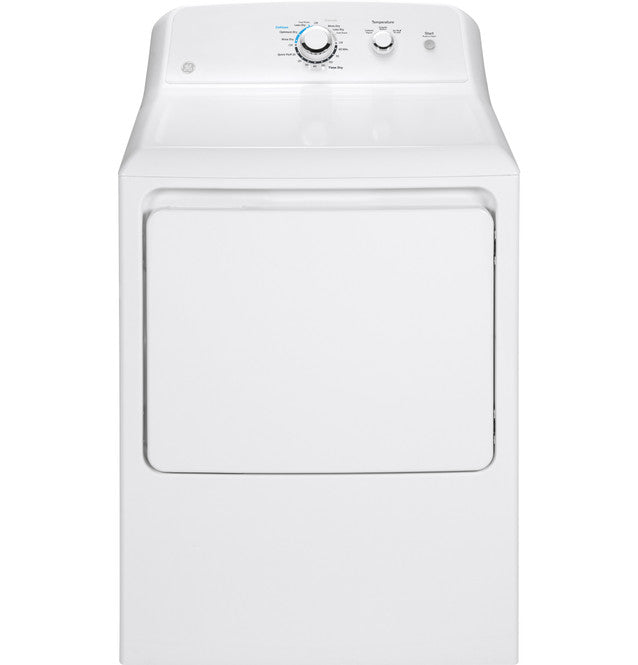 GE 6.2 cu. ft. Capacity Gas Dryer with Shallow Depth - GTX33GASKWW