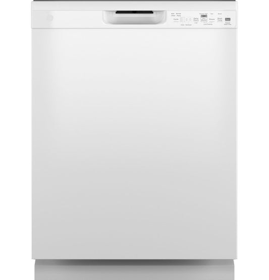 GE ESTAR Front Control Dishwasher with Sanitize Cycle & Dry Boost - GDF550PGRWW