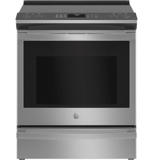 GE Profile Smart Slide-In Electric Range with No Preheat Air Fry - PSS93YPFS