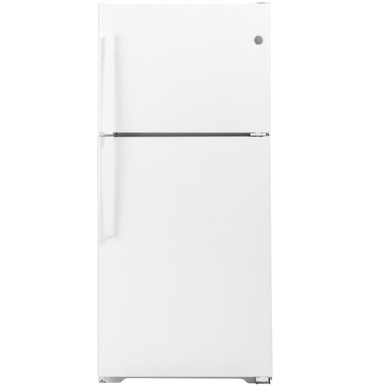 GE 21.9 Cu. Ft. Garage Ready Top-Freezer Refrigerator - GTS22KGNRWW