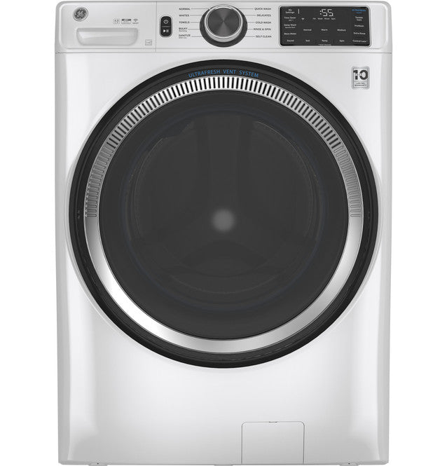 GE ESTAR 4.8 cu. ft. Capacity Smart Front Load Washer - GFW550SSNWW