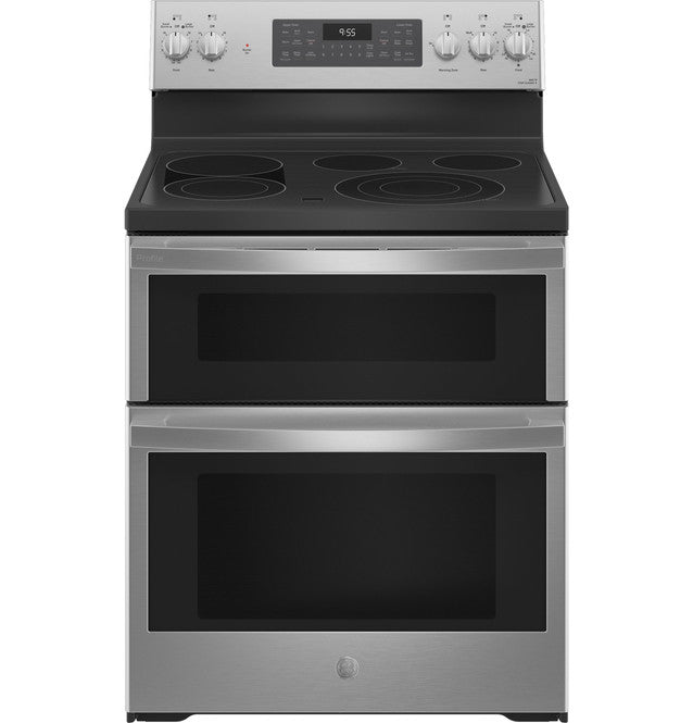 GE Profile 30" Free-Standing Electric Double Oven Convection Range - PB965YPFS