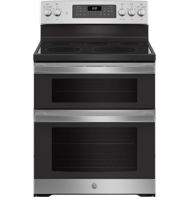 GE 30" Free-Standing Electric Double Oven Convection Range - JBS86SPSS