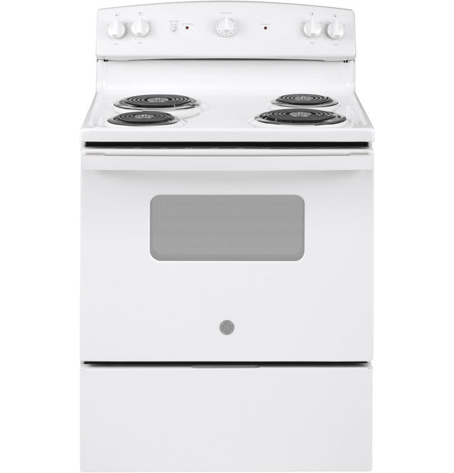 GE  ESTAR 30" Free-Standing Electric Range - JBS160DMWW