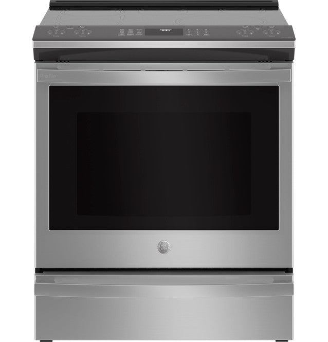 GE Profile 30" Smart Slide-In Induction and Convection Range - PHS930YPFS