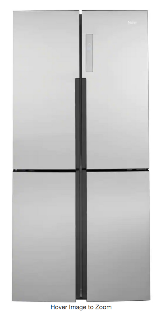 16.8 Cu. Ft. Counter Depth Quad Door Refrigerator - QHE16HYPFS