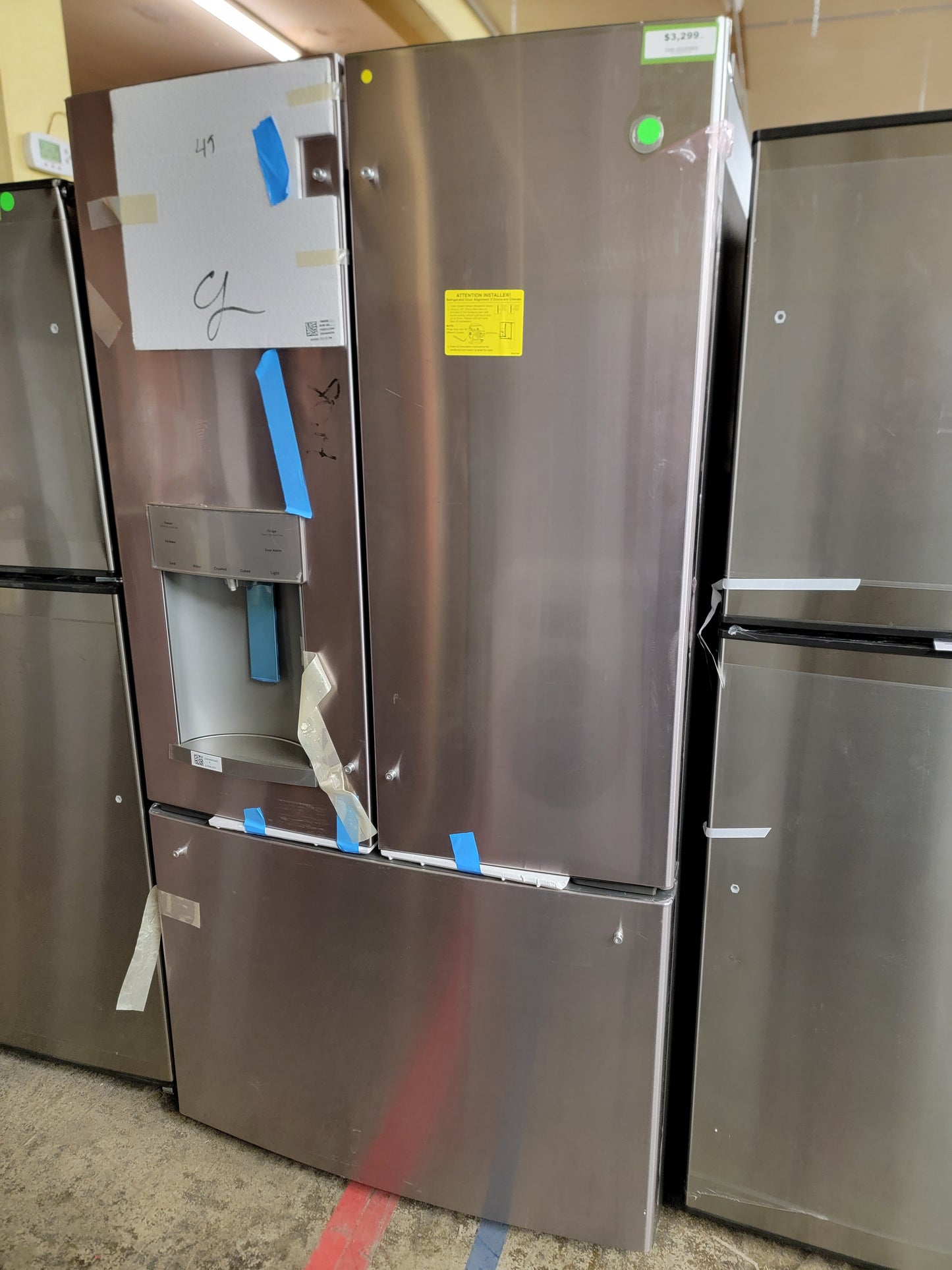 GE ESTAR 27.7 Cu.Ft. Fingerprint Resistant French-Door Refrigerator - GFE28GYNFS
