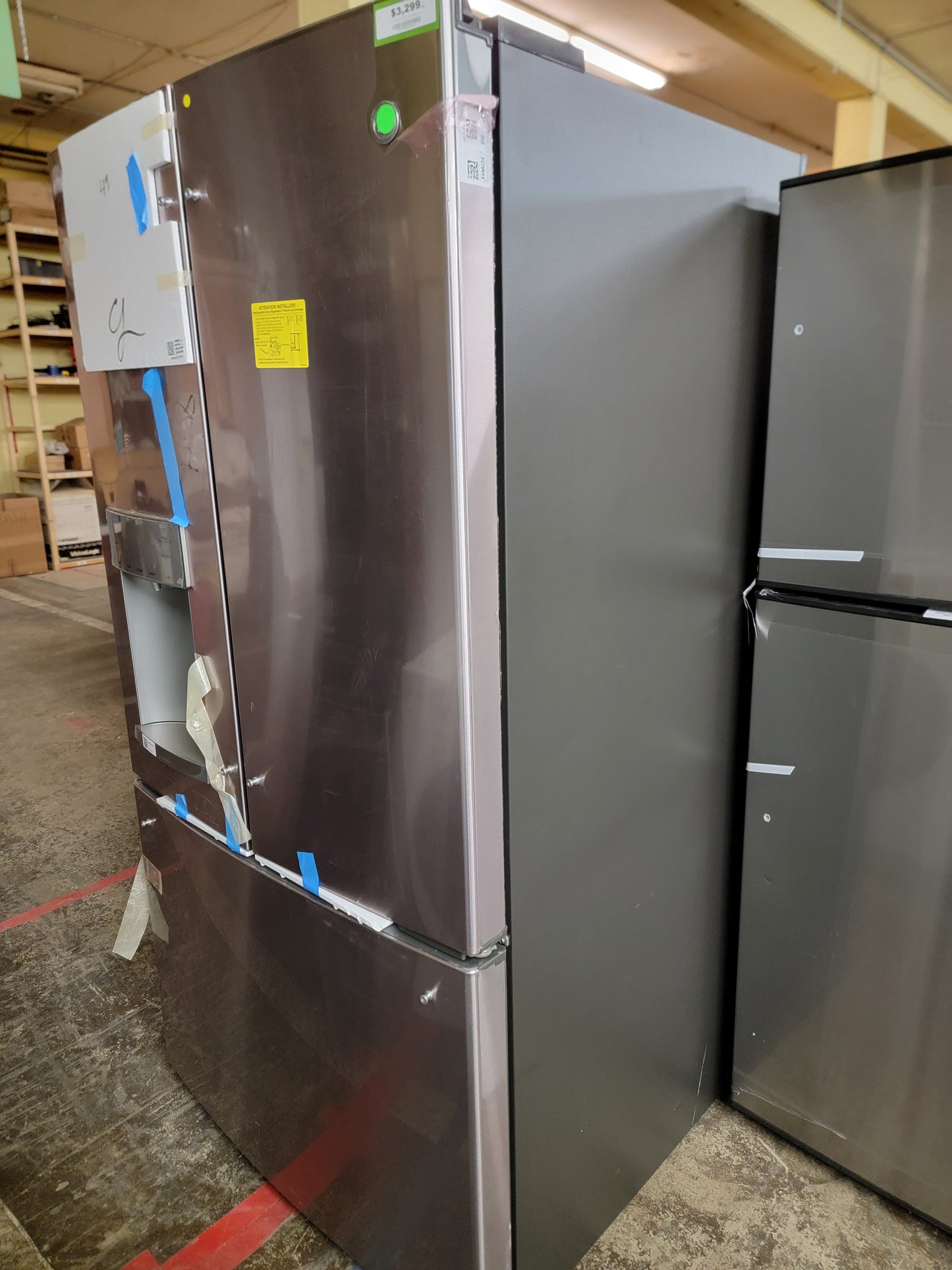 GE ESTAR 27.7 Cu.Ft. Fingerprint Resistant French-Door Refrigerator - GFE28GYNFS
