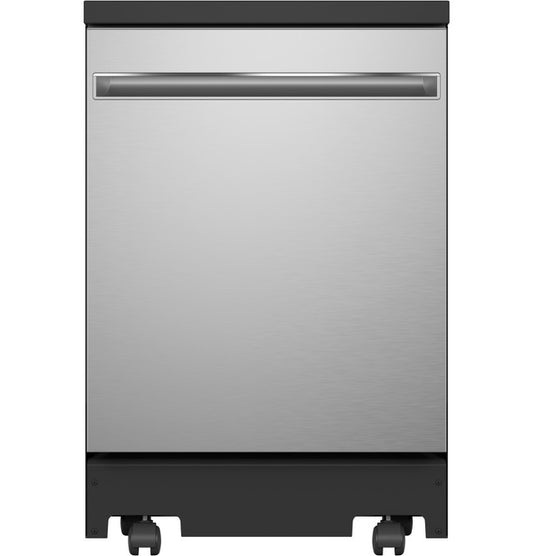 GE ESTAR 24" Stainless Steel Interior Portable Dishwasher - GPT225SSLSS