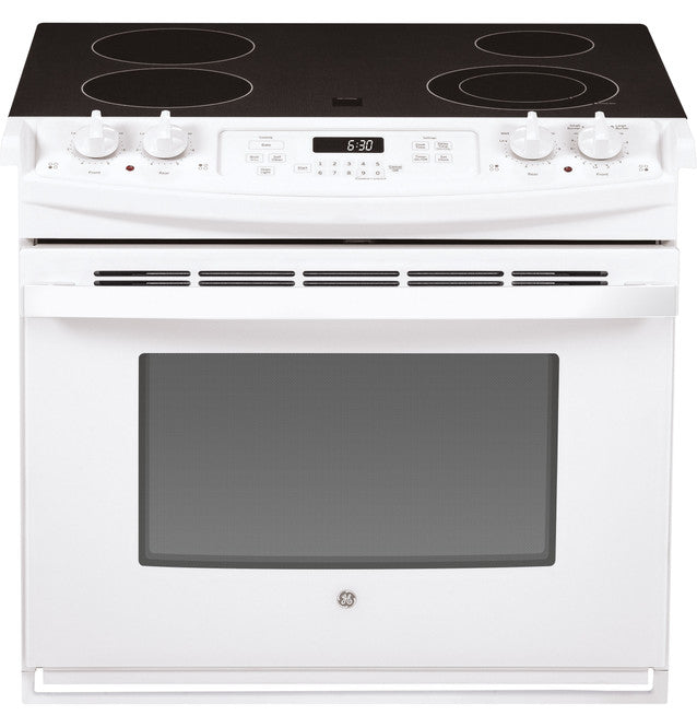 GE 30" Drop-In Electric Range - JD630DTWW
