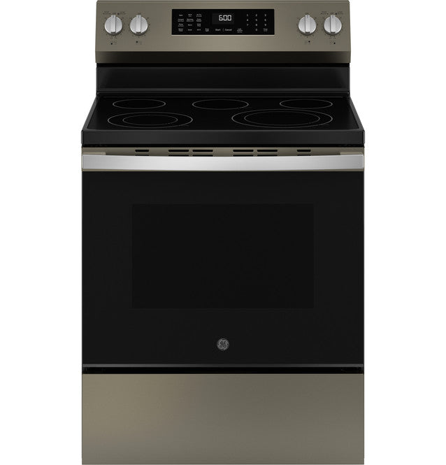 GE 30" Free-Standing Electric Convection Range - GRF600AVES