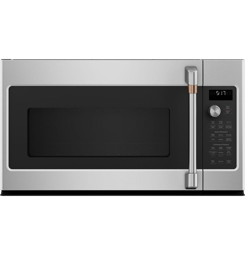 Cafe 1.7 Cu. Ft. Convection Over-the-Range Microwave Oven - CVM517P2RS1