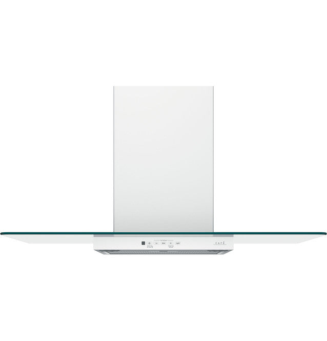 Cafe 36" Wall-Mount Glass Canopy Chimney Hood - CVW73614MWM