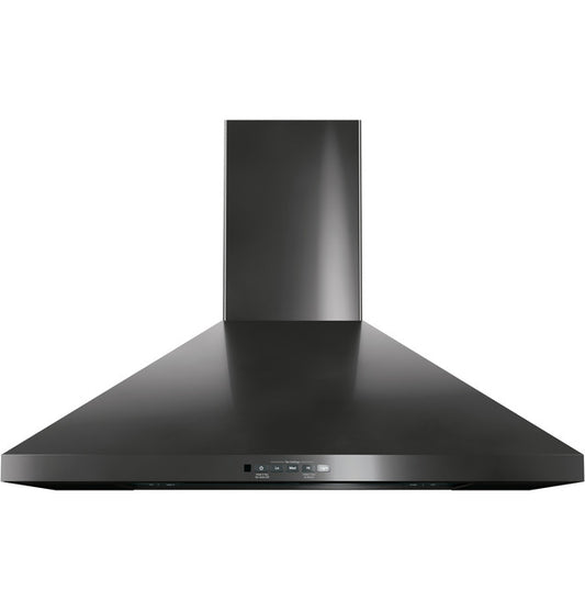 GE 30" Wall-Mount Pyramid Chimney Hood - JVW5301BJTS
