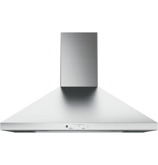 GE 30" Wall-Mount Pyramid Chimney Hood - JVW5301SJSS