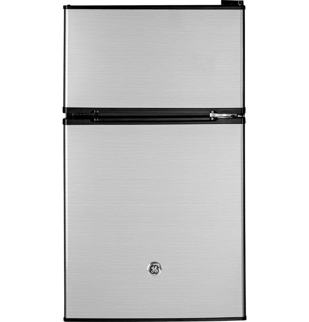 GE ESTAR Double-Door Compact Refrigerator - GDE03GLKLB