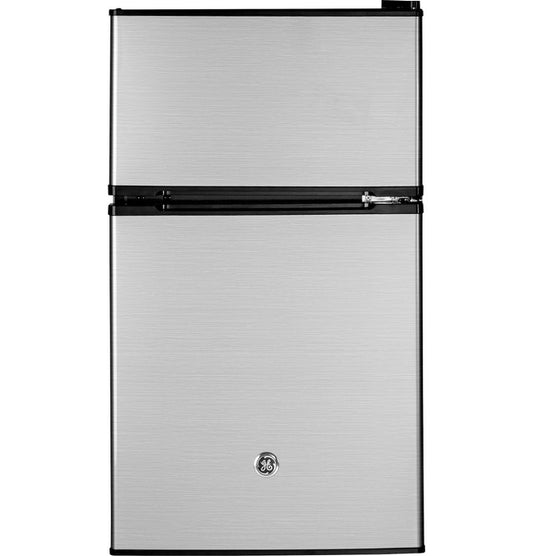 GE ESTAR Double-Door Compact Refrigerator - GDE03GLKLB
