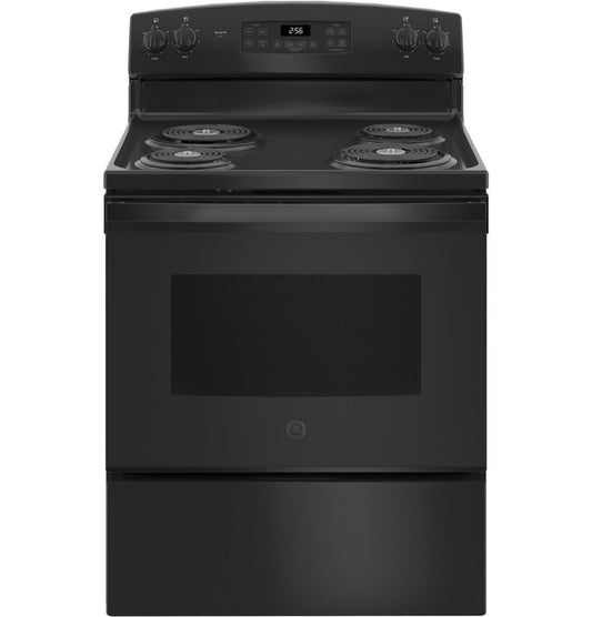 GE ESTAR 30" Free-Standing Self-Clean Electric Range - JB256DMBB