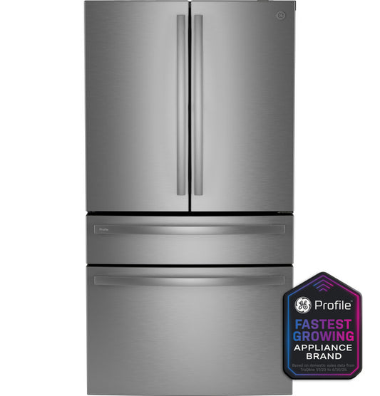 GE Profile ESTAR 28.7 Cu. Ft. 4-Door French-Door Refrigerator - PGE29BYTFS