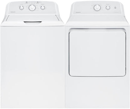 Hotpoint 3.8 Cu. Ft. Top Load Washer and 6.2 Cu. Ft. Electric Dryer Set