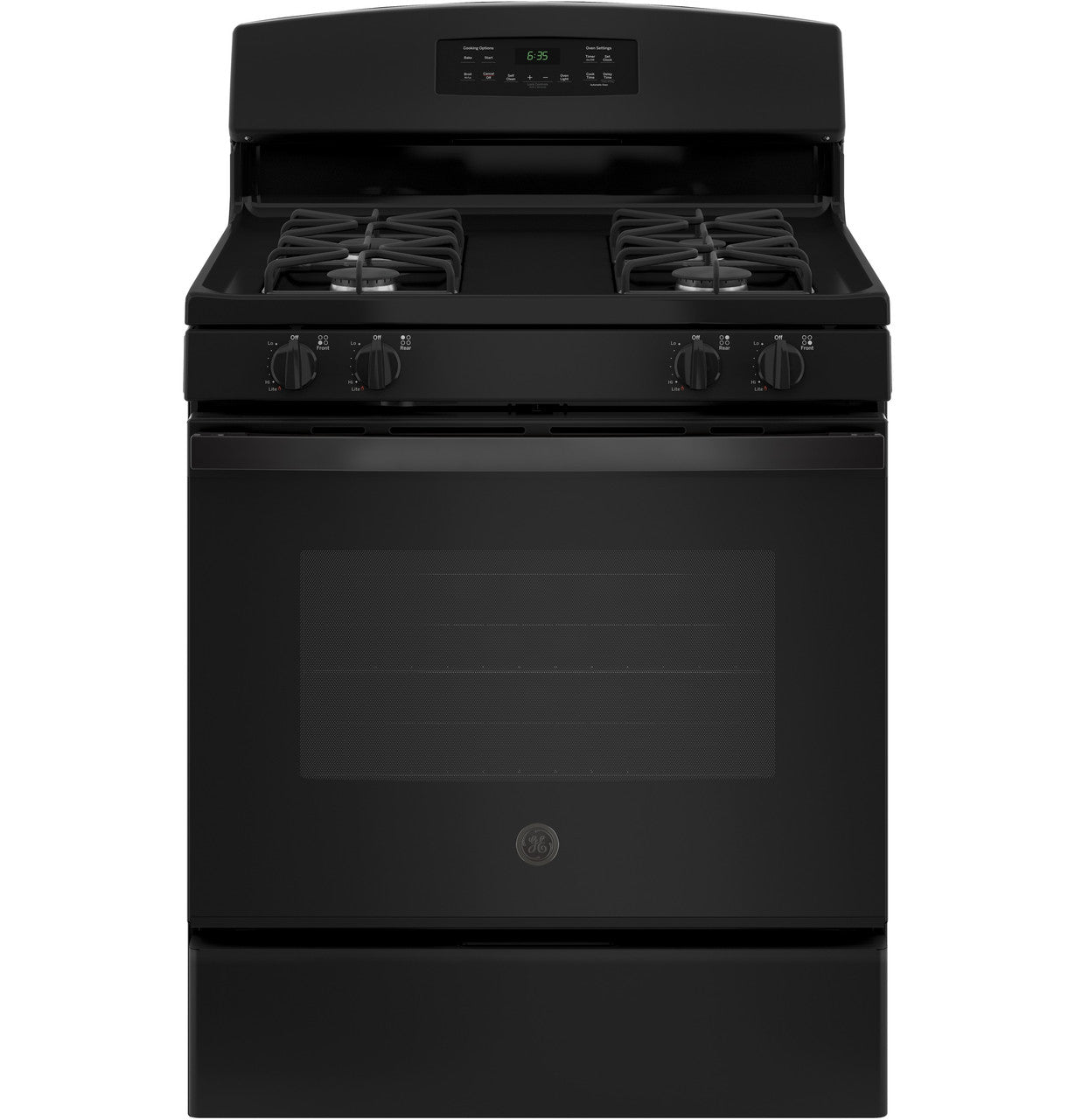 GE 30" Free-Standing Gas Range (Black) - 13,000 BTU - JGB635DEKBB