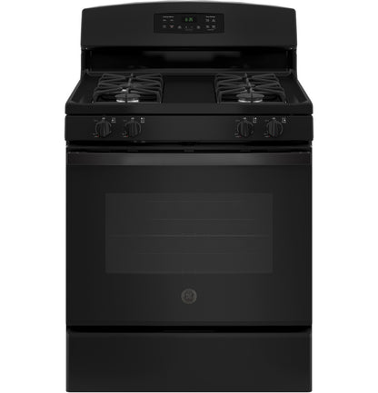 GE 30" Free-Standing Gas Range (Black) - 13,000 BTU - JGB635DEKBB