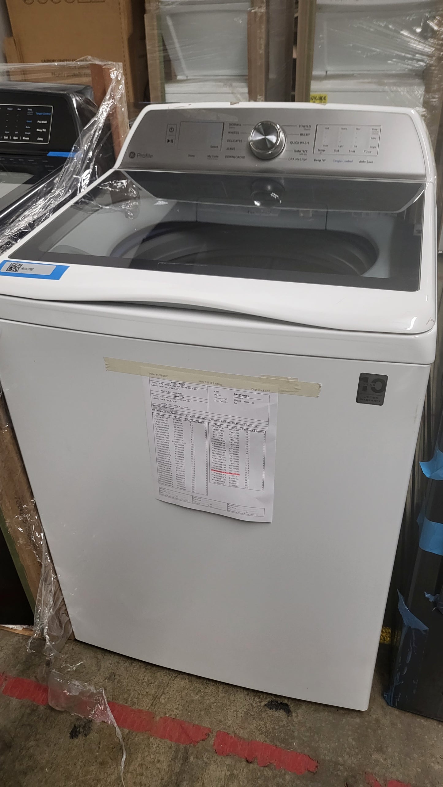 GE Profile 5.0 cu. ft. Capacity Washer - PTW600BSRWS