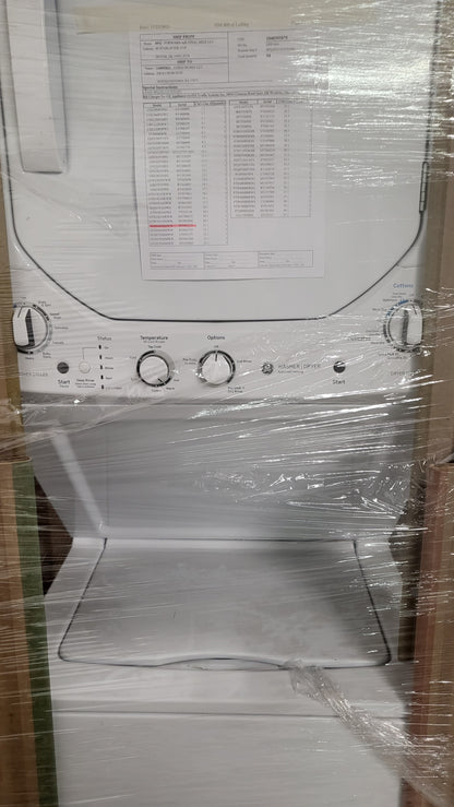 GE Washer (2.3 cu. ft) & Electric Dryer (4.4 cu. ft.) Combo in White - GUD24ESSMWW