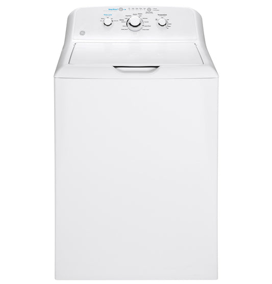 GE® 4.2 cu. ft. Capacity Washer with Stainless Steel Basket - GTW335ASNWW