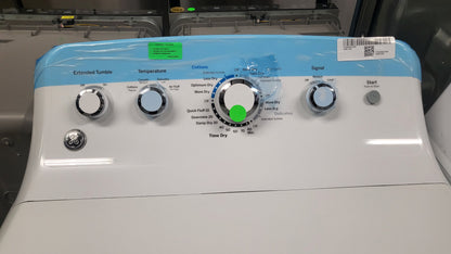 GE 4.2 Cu. Ft. Top Load Washer and 7.2 Cu. Ft. Electric Dryer Set