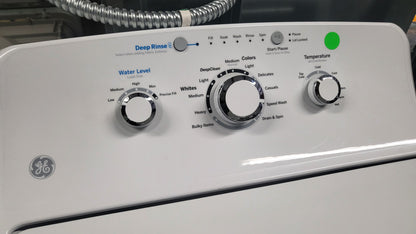 GE 4.2 Cu. Ft. Top Load Washer and 7.2 Cu. Ft. Electric Dryer Set