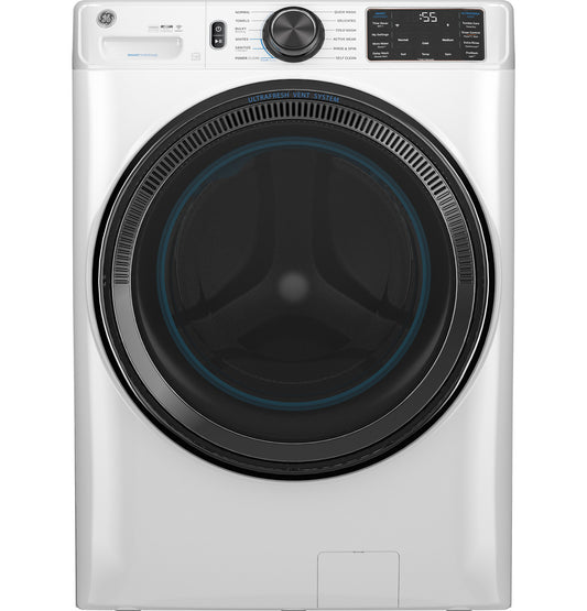 GE 5.0 cu. ft. Capacity Smart Front Load Steam Washer - GFW655SSVWW