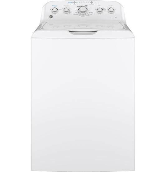 GE 4.5 cu. ft. Capacity Washer with Stainless Steel Basket - GTW465ASNWW