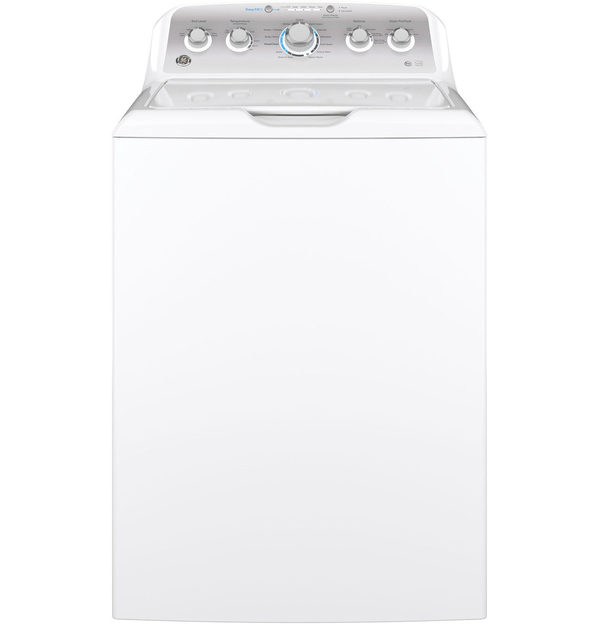 GE 4.6 cu. ft. Capacity Washer with Stainless Steel Basket - GTW500ASNWS