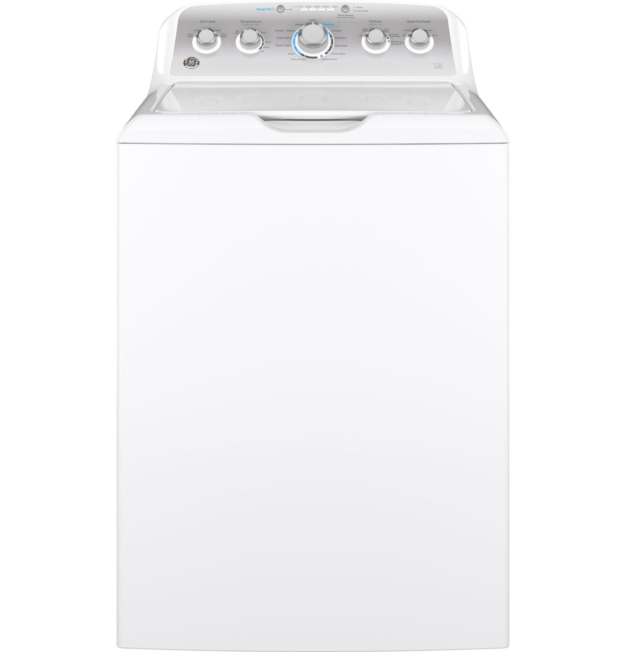 GE  4.6 cu. ft. Capacity Washer with Stainless Steel Basket - GTW540ASPWS