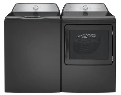 GE Profile Washer & Dryer Set - 5 Cu. Ft. Top Load Washer and 7.4 Cu. Ft. Electric Dryer