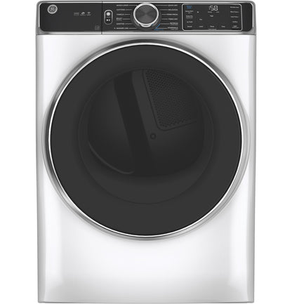 GE 7.8 cu. ft. Capacity Smart Front Load Electric Dryer - GFD85ESSNWW
