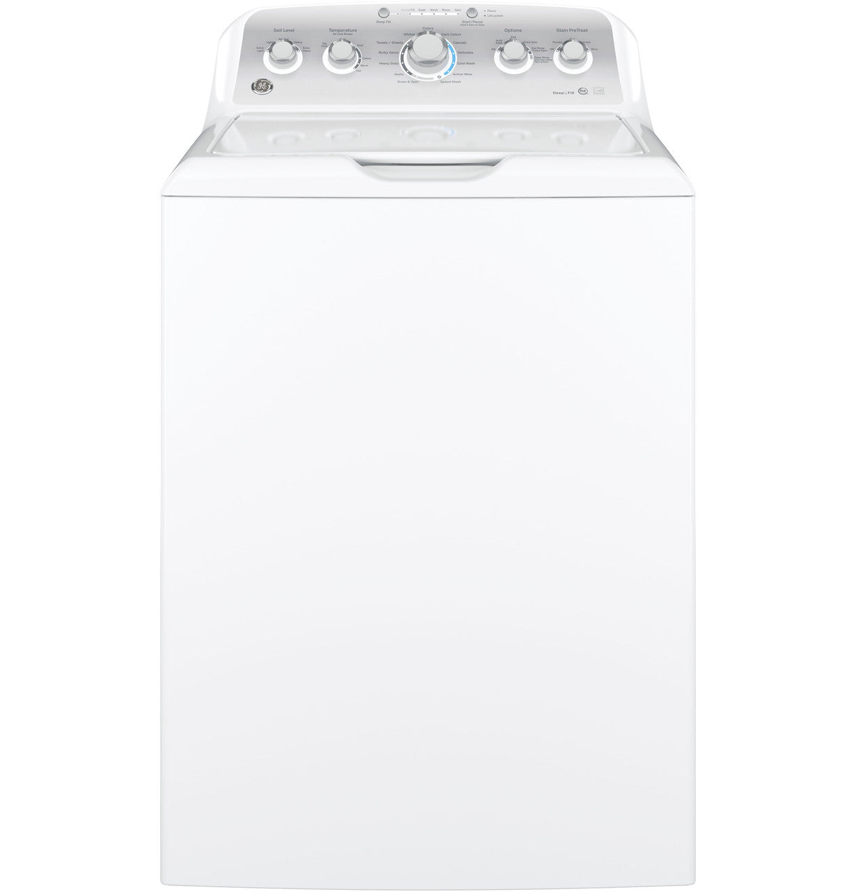 GE ENERGY STAR 4.4 cu. ft. Stainless Steel Capacity Washer - GTW490ACJWS