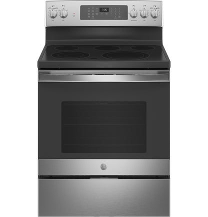 GE 30" Free-Standing Electric Convection Range - JB735SPSS