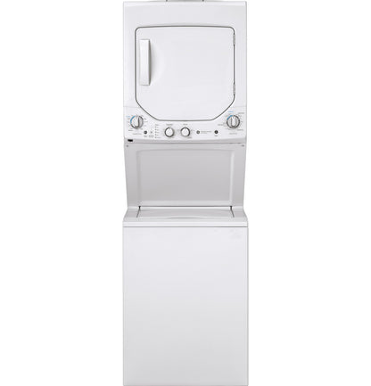 GE Washer (2.3 cu. ft) & Electric Dryer (4.4 cu. ft.) Combo in White - GUD24ESSMWW