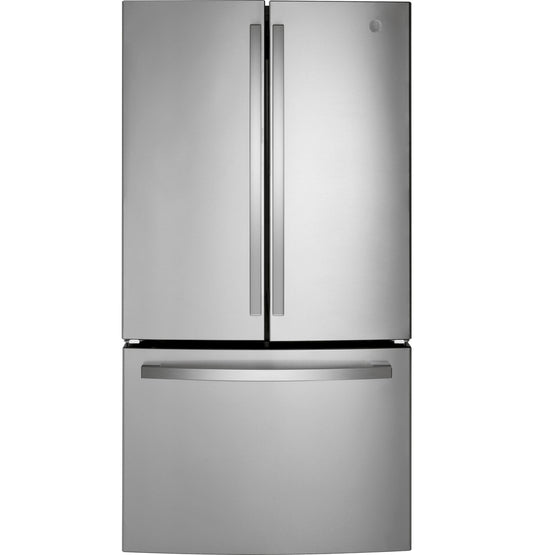 GE ENERGY STAR 27.0 Cu. Ft. Fingerprint Resistant French-Door Refrigerator - GNE27JYMFS