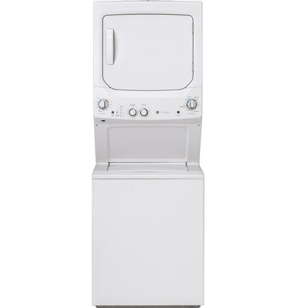 GE Unitized Spacemaker 3.8 Cu. Ft. Washer and 5.9 Cu. Ft. Electric Dryer - GUD27ESSMWW