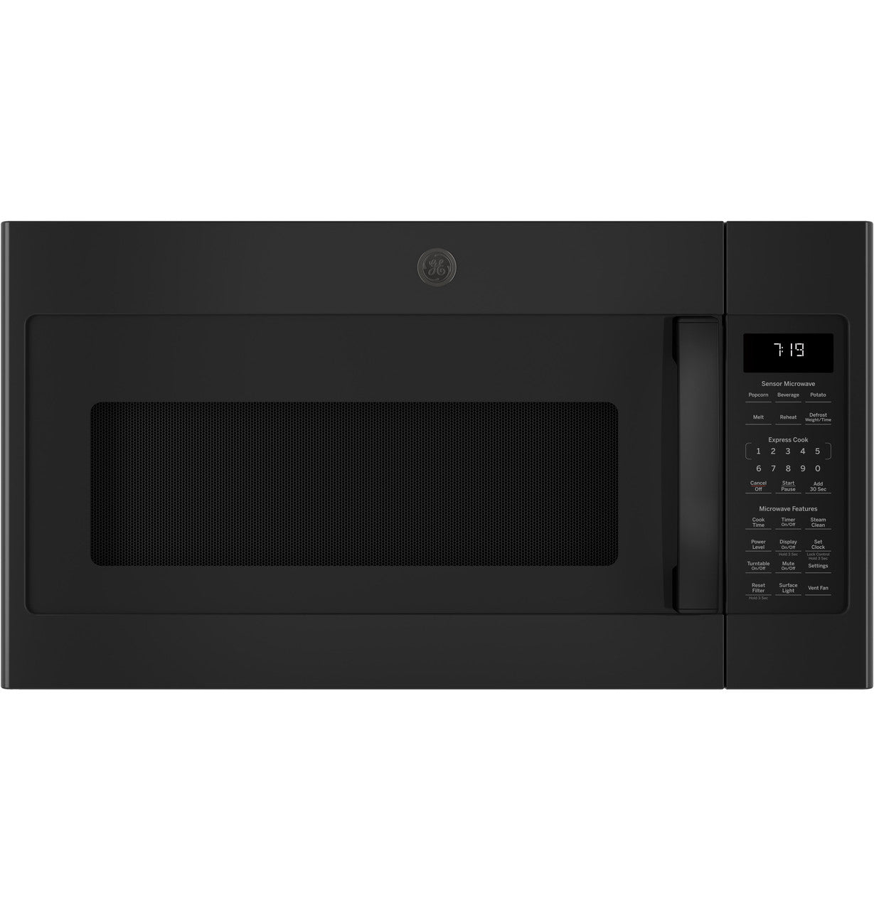 GE 1.9 Cu. Ft. Over-the-Range Sensor Microwave Oven - JVM7195DKBB